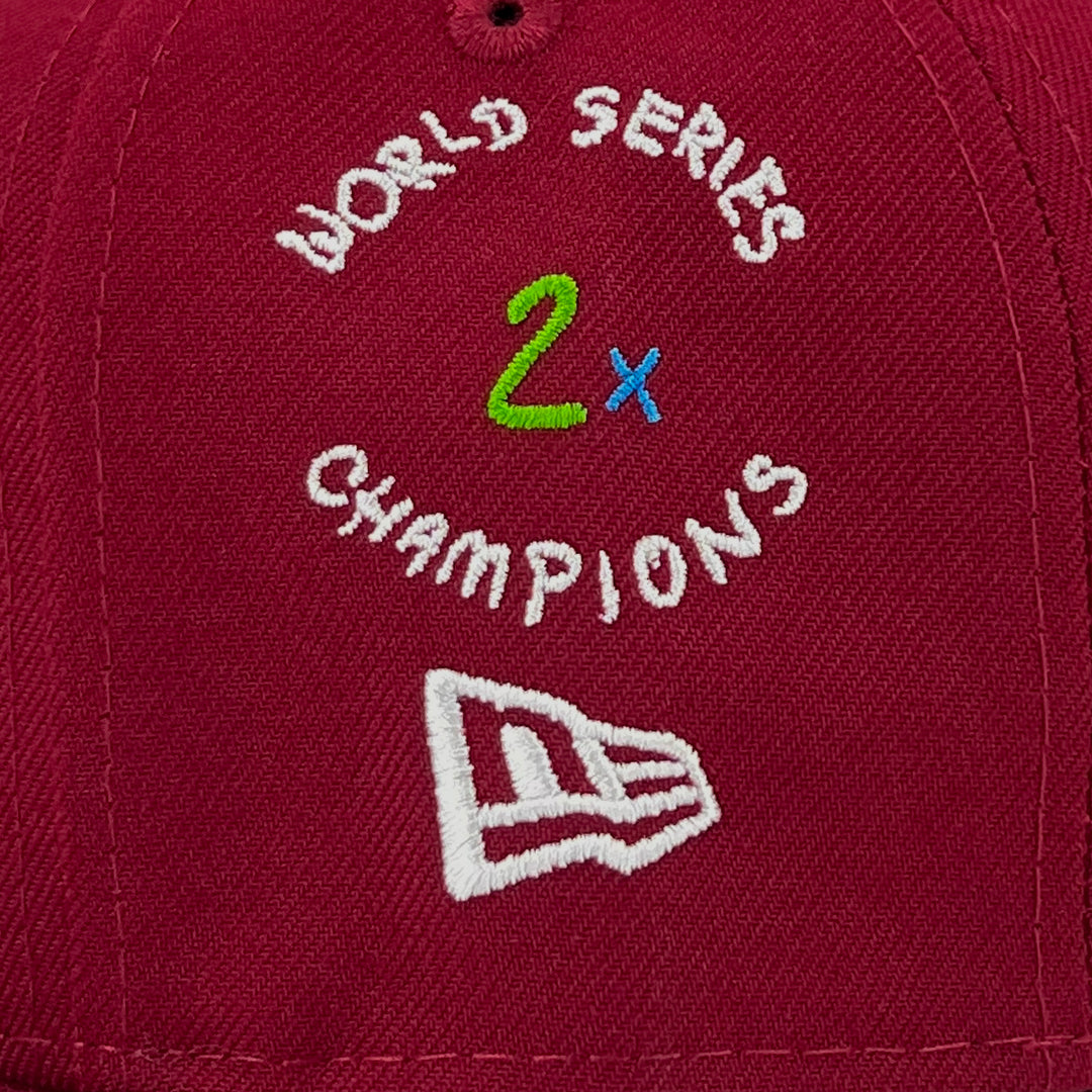 หมวกแก๊ป New Era รุ่น Philadelphia Phillies Co Scribble Cardinal 59Fifty Cap
