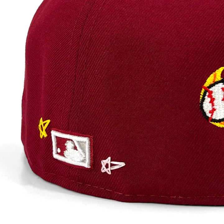 หมวกแก๊ป New Era รุ่น Philadelphia Phillies Co Scribble Cardinal 59Fifty Cap