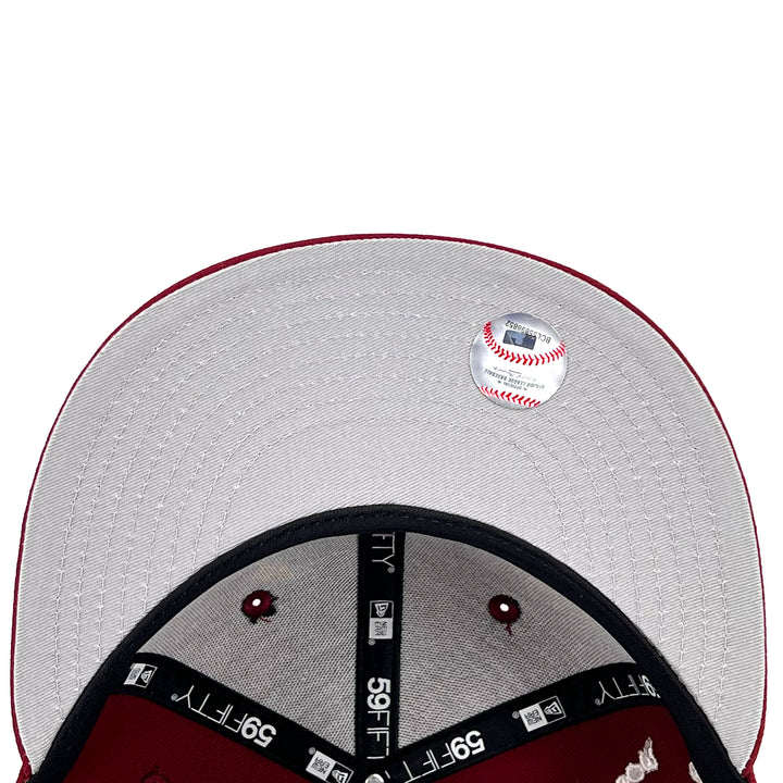 หมวกแก๊ป New Era รุ่น Philadelphia Phillies Co Scribble Cardinal 59Fifty Cap