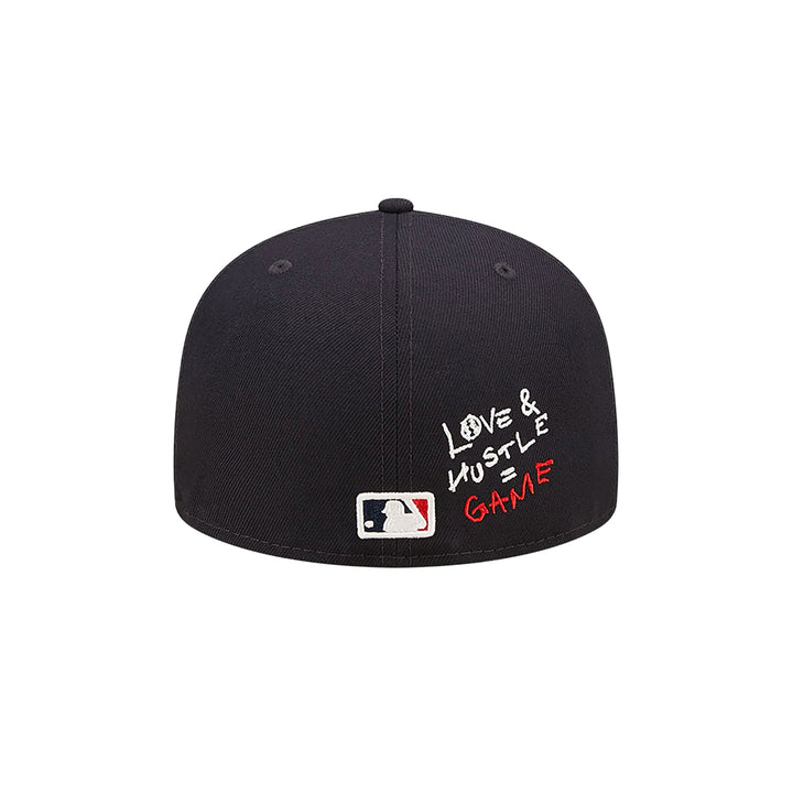 New Era หมวกรุ่น Atlanta Braves Team Heart 59Fifty Mlb Black 59Fifty Cap