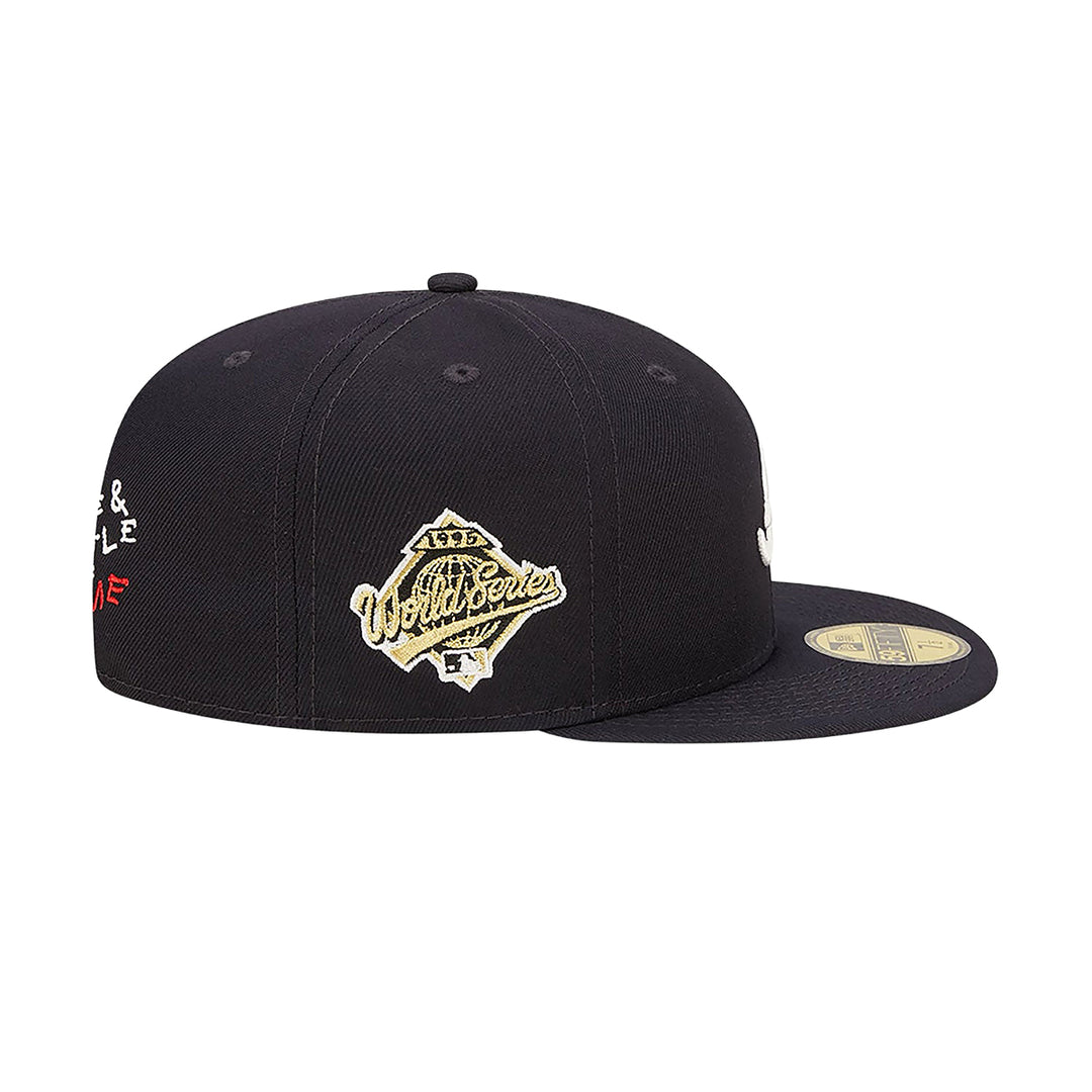 New Era หมวกรุ่น Atlanta Braves Team Heart 59Fifty Mlb Black 59Fifty Cap