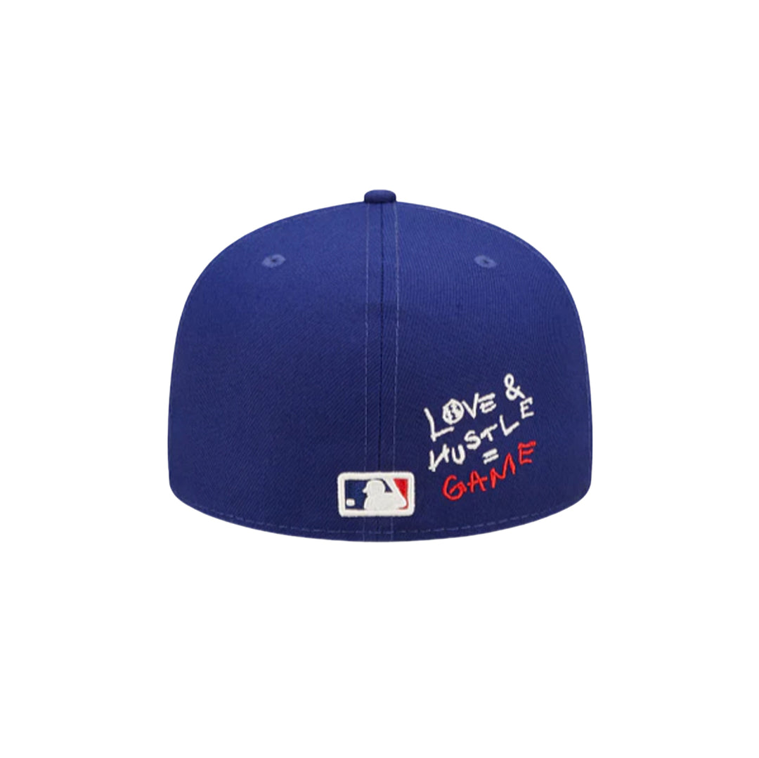 New Era หมวกรุ่น Los Angeles Dodgers Team Heart 59Fifty Mlb Dark Royal 59Fifty Cap