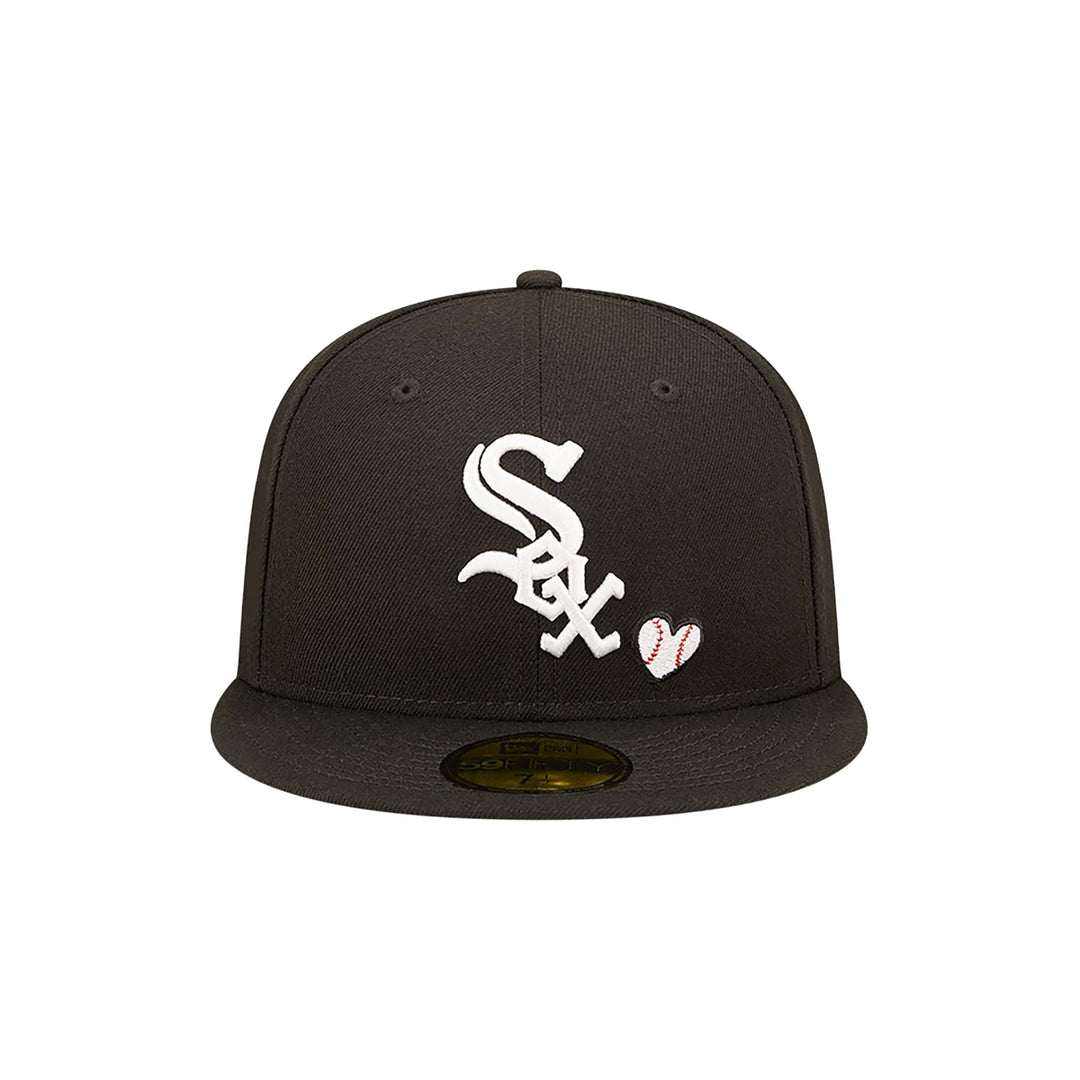 New Era หมวกรุ่น Chicago White Sox Team Heart 59Fifty Mlb Black 59Fifty Cap