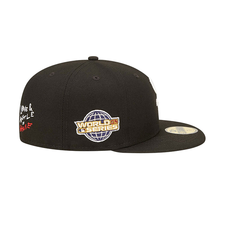 New Era หมวกรุ่น Chicago White Sox Team Heart 59Fifty Mlb Black 59Fifty Cap