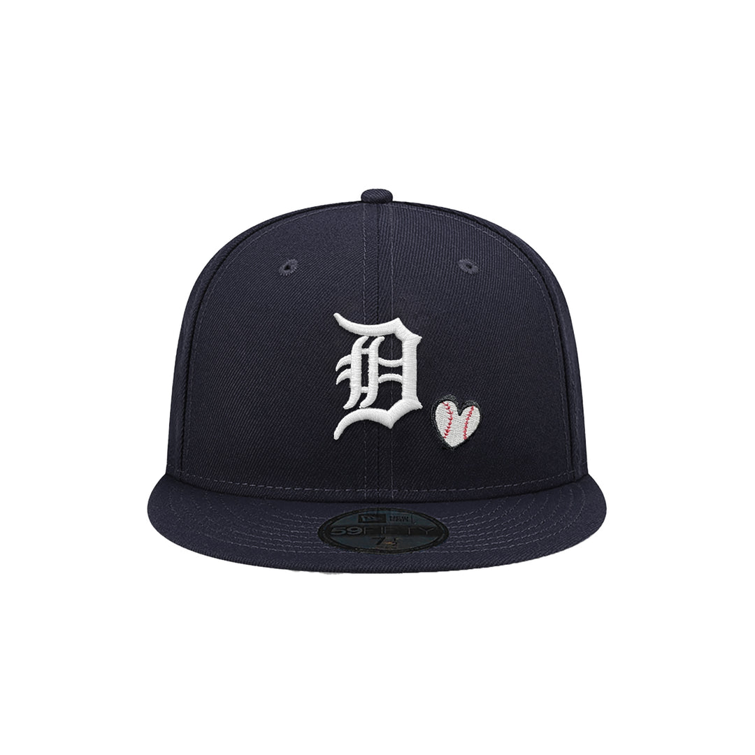 New Era หมวกรุ่น Detroit Tigers Team Heart 59Fifty Mlb Navy 59Fifty Cap