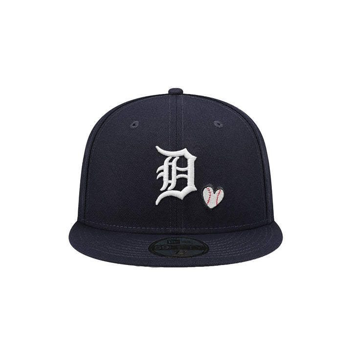 New Era หมวกรุ่น Detroit Tigers Team Heart 59Fifty Mlb Navy 59Fifty Cap