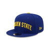 GOLDEN STATE WARRIORS NBA STATEMENT 2023 MED BLUE 9FIFTY CAP