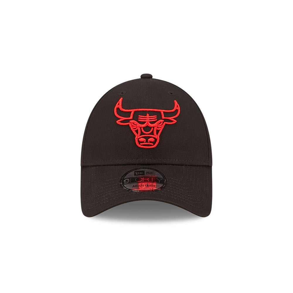 หมวกแก๊ป New Era รุ่น Chicago Bulls Neon Outline Black 9Forty Cap