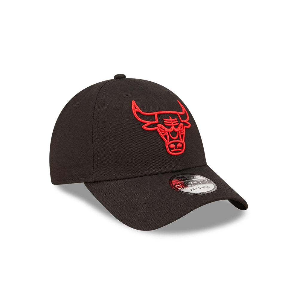 หมวกแก๊ป New Era รุ่น Chicago Bulls Neon Outline Black 9Forty Cap