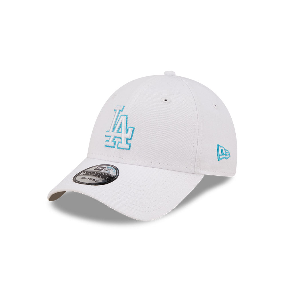 หมวกแก๊ป New Era รุ่น Los Angeles Dodgers Neon Outline Optic White 9Forty Cap