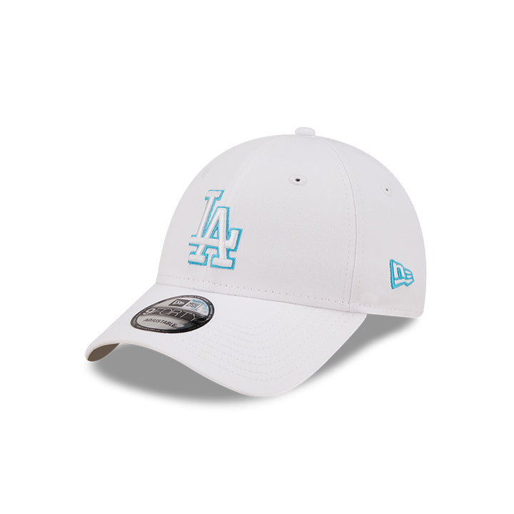 หมวกแก๊ป New Era รุ่น Los Angeles Dodgers Neon Outline Optic White 9Forty Cap