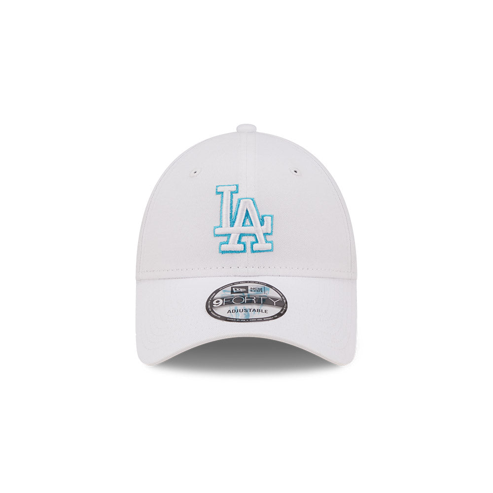หมวกแก๊ป New Era รุ่น Los Angeles Dodgers Neon Outline Optic White 9Forty Cap