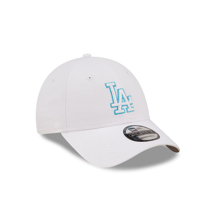 หมวกแก๊ป New Era รุ่น Los Angeles Dodgers Neon Outline Optic White 9Forty Cap