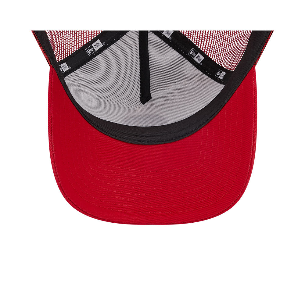 AC MILAN CORE WHITE AND SCARLET 9FORTY E-FRAME TRUCKER  CAP