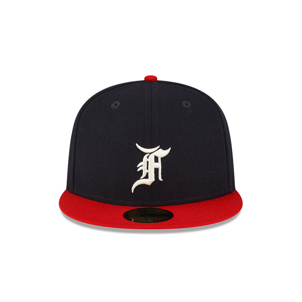 New Era หมวกรุ่น New Era X Fear Of God Atlanta Braves Navy 59Fifty Cap