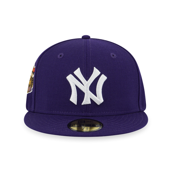 NEW YORK YANKEES COOPERSTOWN ROYAL PURPLE 59FIFTY CAP