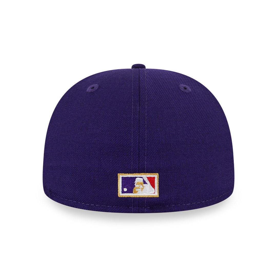 NEW YORK YANKEES COOPERSTOWN ROYAL PURPLE 59FIFTY CAP