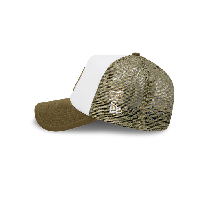 หมวกแก๊ป New Era รุ่น New York Yankees Earthtones World Series 2-Tone New Olive Visor White 9Forty AF Trucker Cap