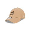 NEW YORK YANKEES ALMOND SHELL CAMEL 9FORTY CLOTH STRAP CAP - 60428409