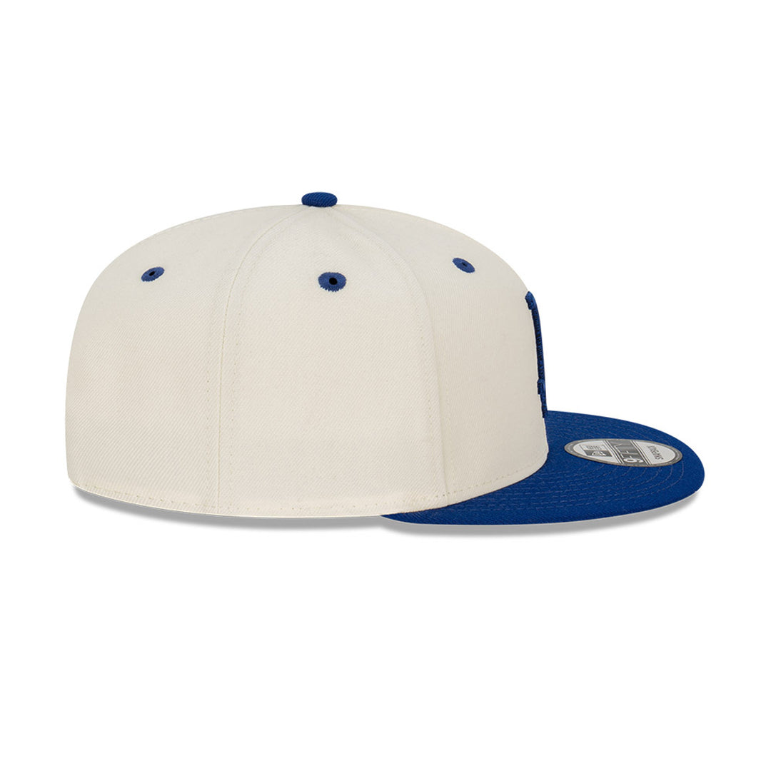 New Era หมวกรุ่น Los Angeles Dodgers 2-Tone Dark Royal Visor Chrome White 9Fifty Cap