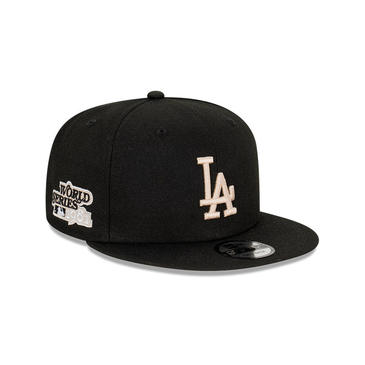 New Era หมวกรุ่น Los Angeles Dodgers Cooperstown Stone World Series Black 9Fifty Cap