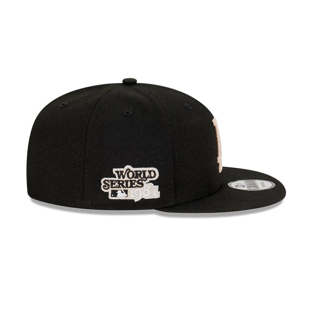 New Era หมวกรุ่น Los Angeles Dodgers Cooperstown Stone World Series Black 9Fifty Cap