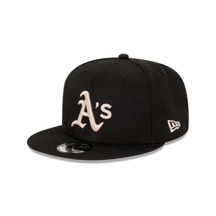 New Era หมวกรุ่น Oakland Athletics Cooperstown Stone World Series Black 9Fifty Cap