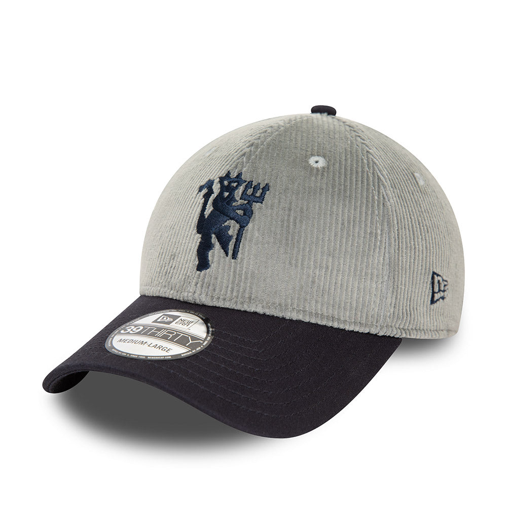 MANCHESTER UNITED MICRO-CORD GRAY 39THIRTY CAP