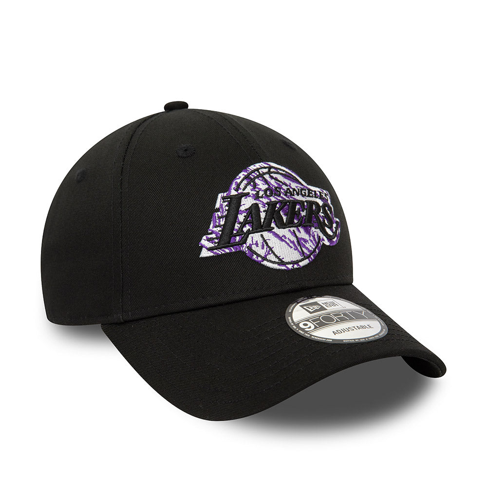 NEW ERA หมวก รุ่น LOS ANGELES LAKERS NBA INFILL 9FORTY BLACK 9FORTY CAP