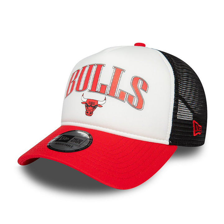 New Era หมวกรุ่น Chicago Bulls NBA Graphic 2-Tone Black Rear White 9Forty EF Trucker Cap