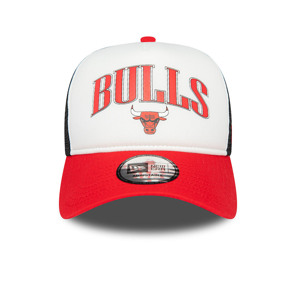 New Era หมวกรุ่น Chicago Bulls NBA Graphic 2-Tone Black Rear White 9Forty EF Trucker Cap