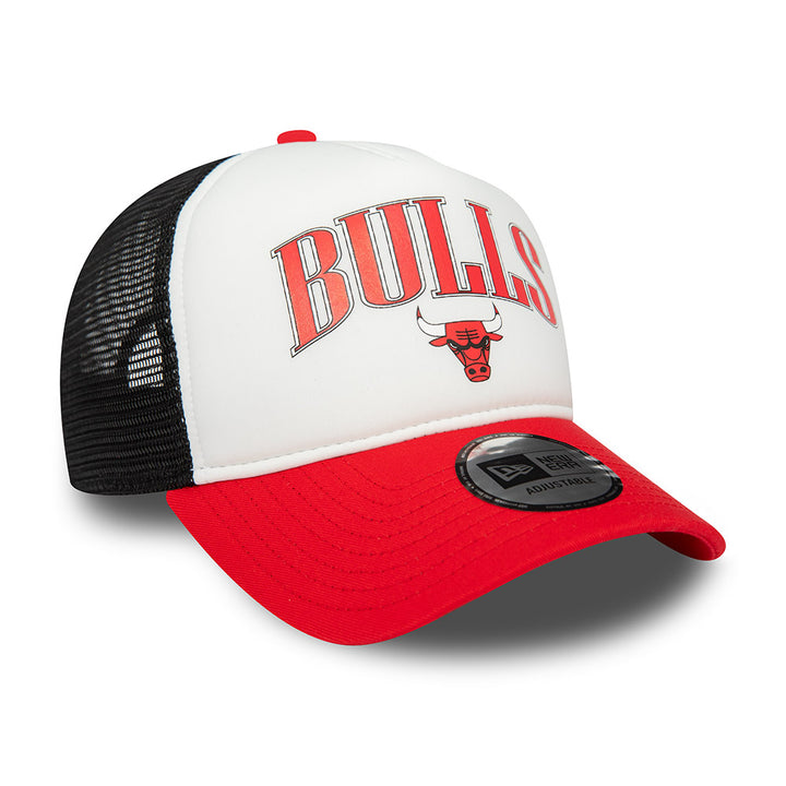 New Era หมวกรุ่น Chicago Bulls NBA Graphic 2-Tone Black Rear White 9Forty EF Trucker Cap