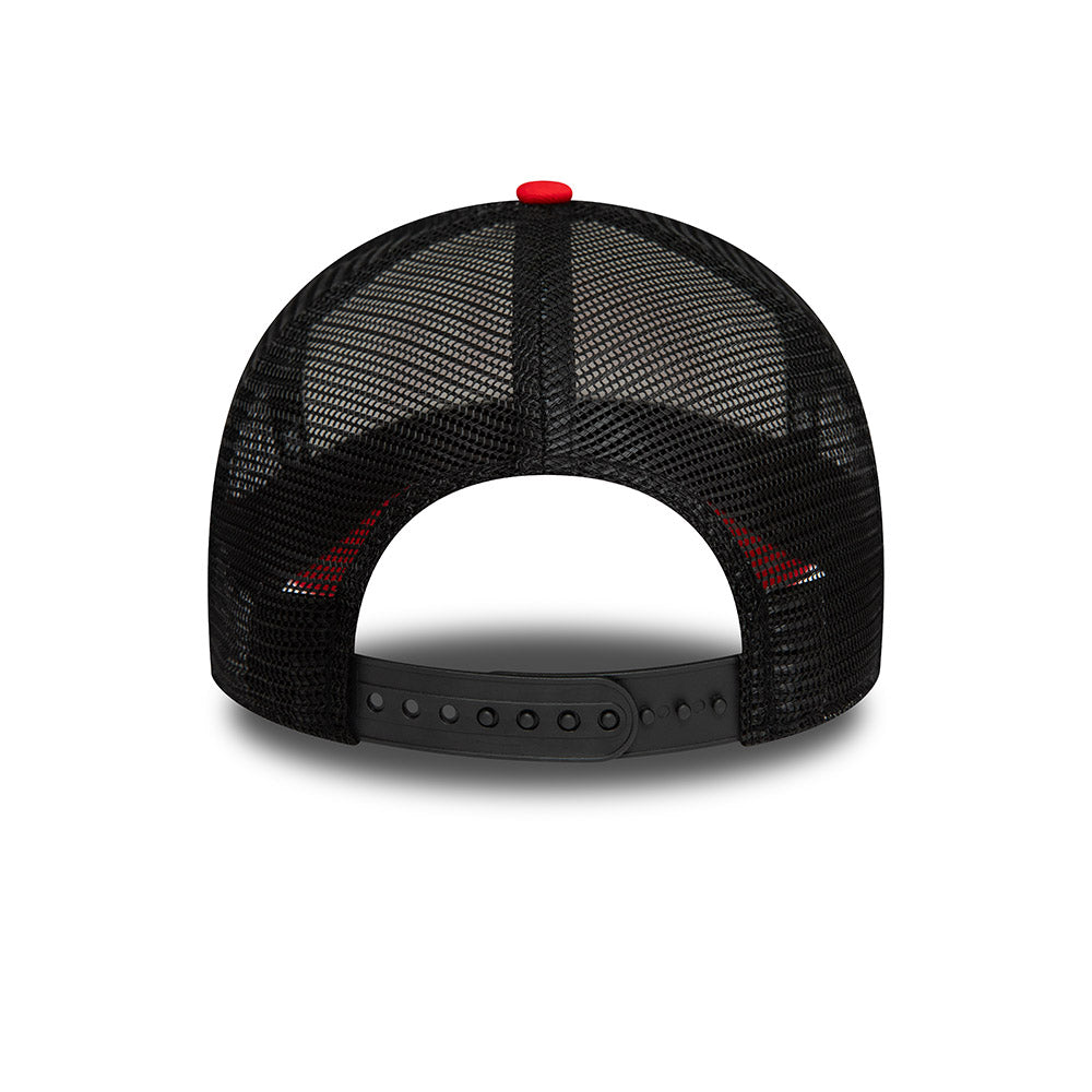 New Era หมวกรุ่น Chicago Bulls NBA Graphic 2-Tone Black Rear White 9Forty EF Trucker Cap