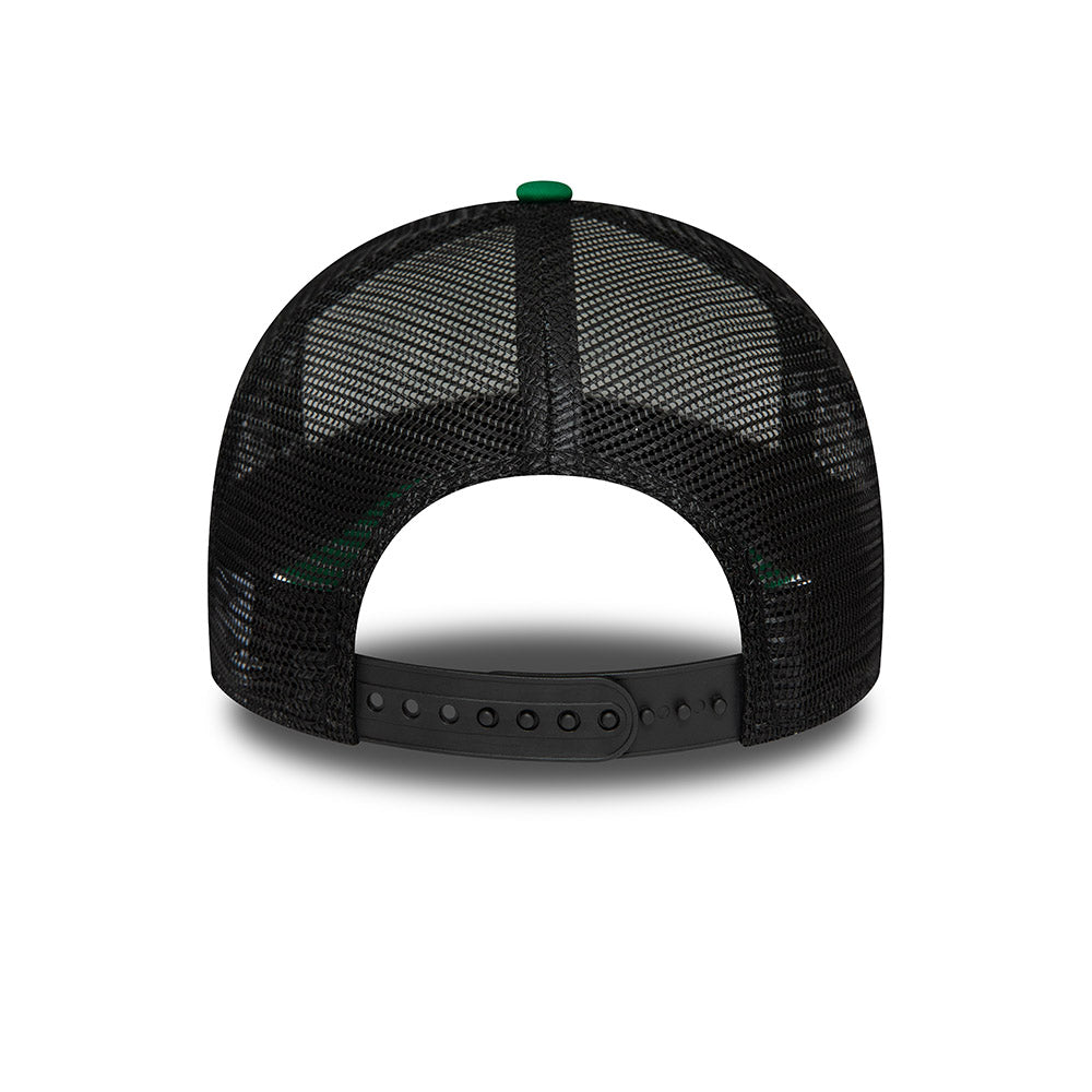 New Era หมวกรุ่น Boston Celtics NBA Graphic 2-Tone Black Rear White 9Forty EF Trucker Cap