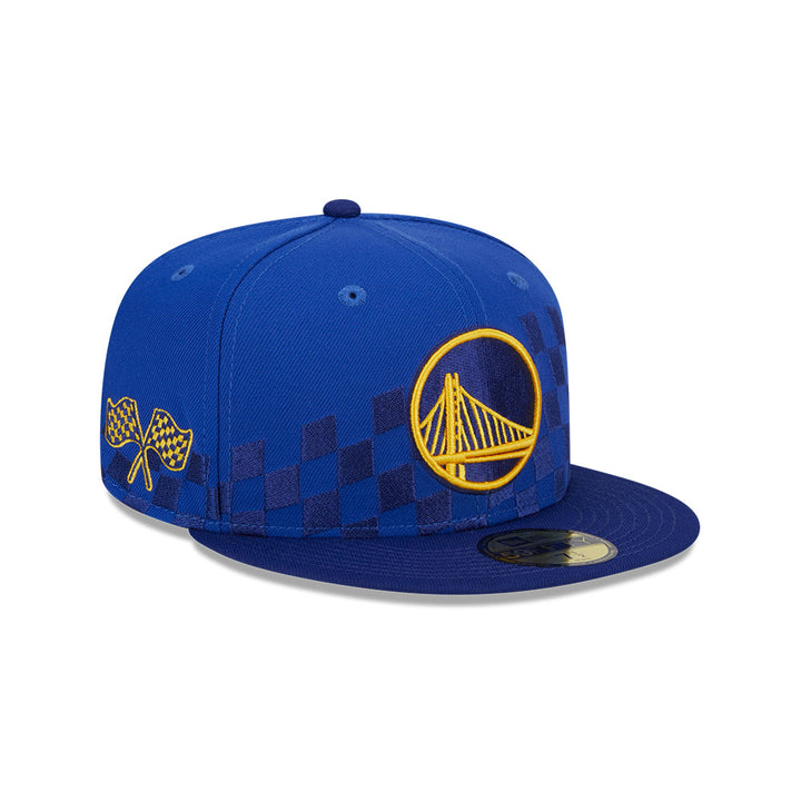 GOLDEN STATE WARRIORS NBA RALLY DRIVE MED BLUE 59FIFTY CAP