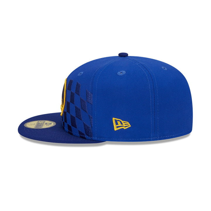 GOLDEN STATE WARRIORS NBA RALLY DRIVE MED BLUE 59FIFTY CAP