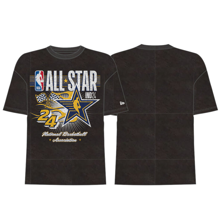 เสื้อยืด NBA NBA ALL STAR GAME EDITION 23-24 BLACK SHORT SLEEVE TEE
