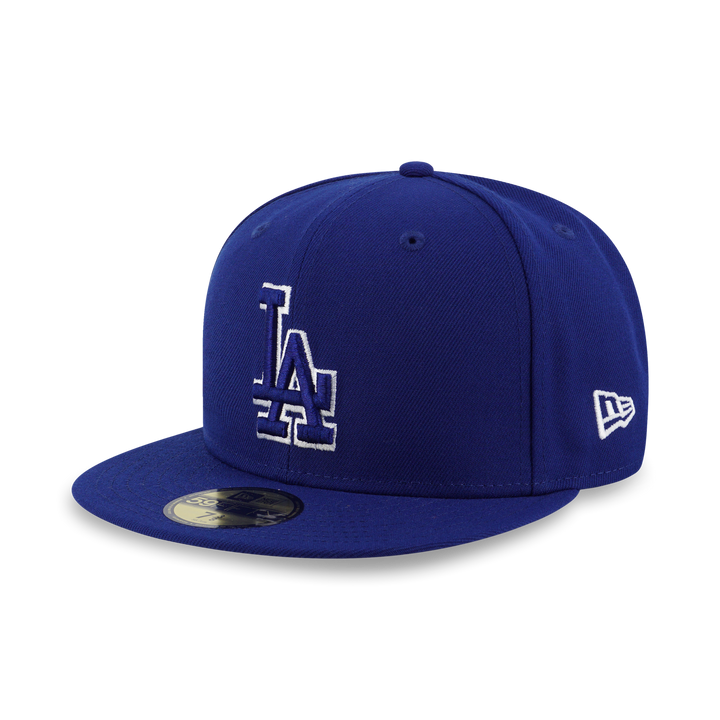 NEW ERA หมวก รุ่น LOS ANGELES DODGERS OUTLINE DARK ROYAL 59FIFTY CAP