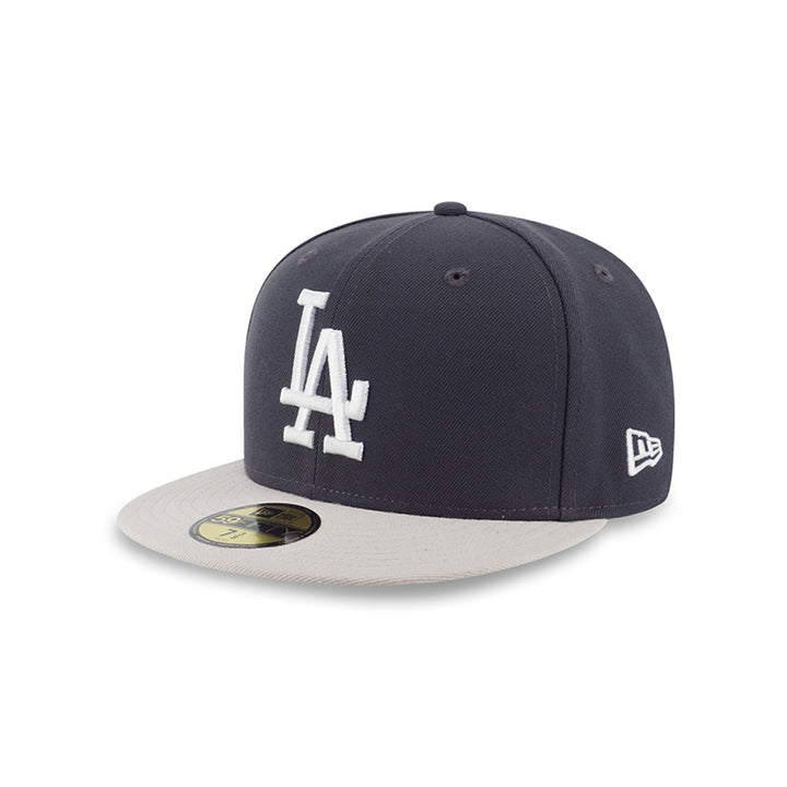 NEW ERA หมวกรุ่น LOS ANGELES DODGERS PAVEMENT STONE VISOR GRAPHITE 59FIFTY CAP