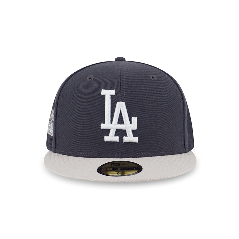 NEW ERA หมวกรุ่น LOS ANGELES DODGERS PAVEMENT STONE VISOR GRAPHITE 59FIFTY CAP