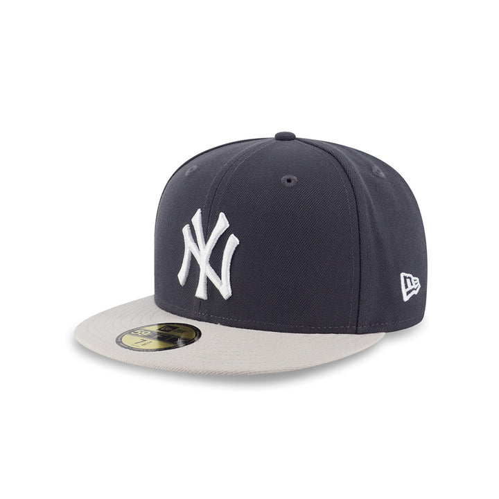 NEW ERA หมวก รุ่น NEW YORK YANKEES PAVEMENT STONE VISOR GRAPHITE 59FIFTY CAP