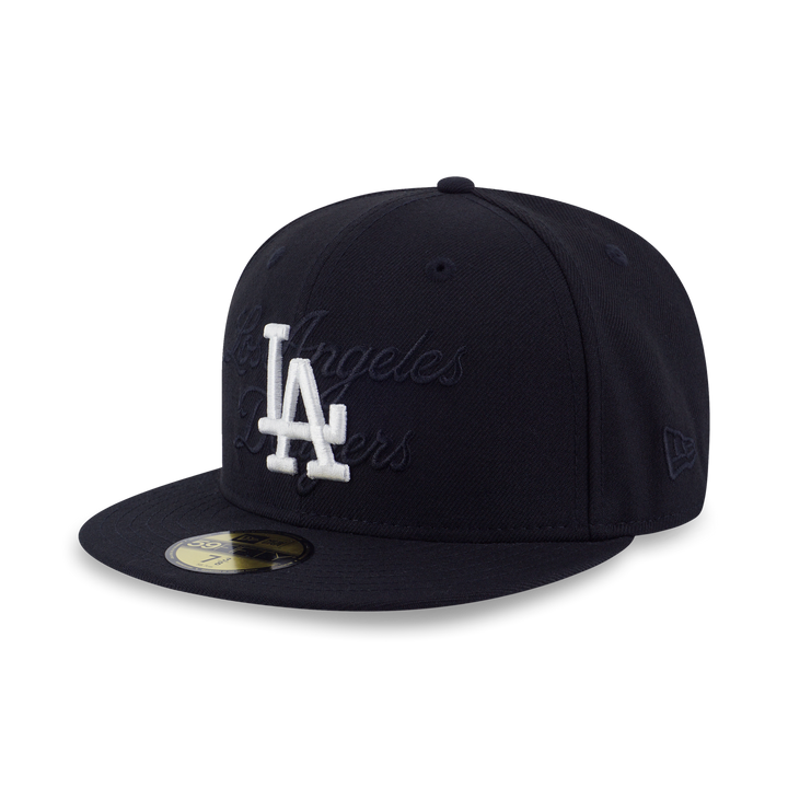 New Era หมวกรุ่น Los Angeles Dodgers Tonal Script 59FIFTY Cap