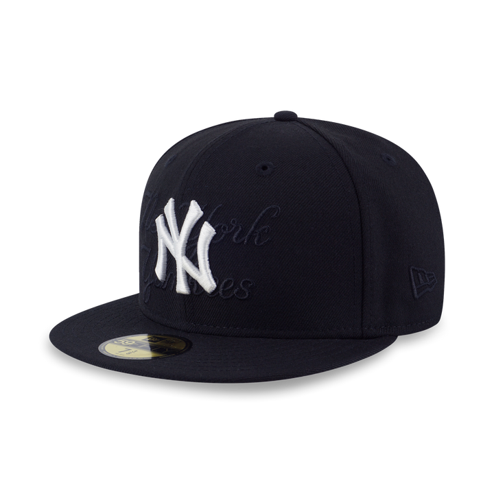 New Era หมวกรุ่น New York Yankees Tonal Script 59FIFTY Cap