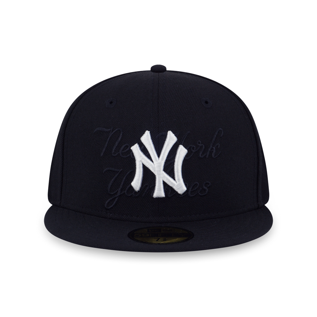 New Era หมวกรุ่น New York Yankees Tonal Script 59FIFTY Cap