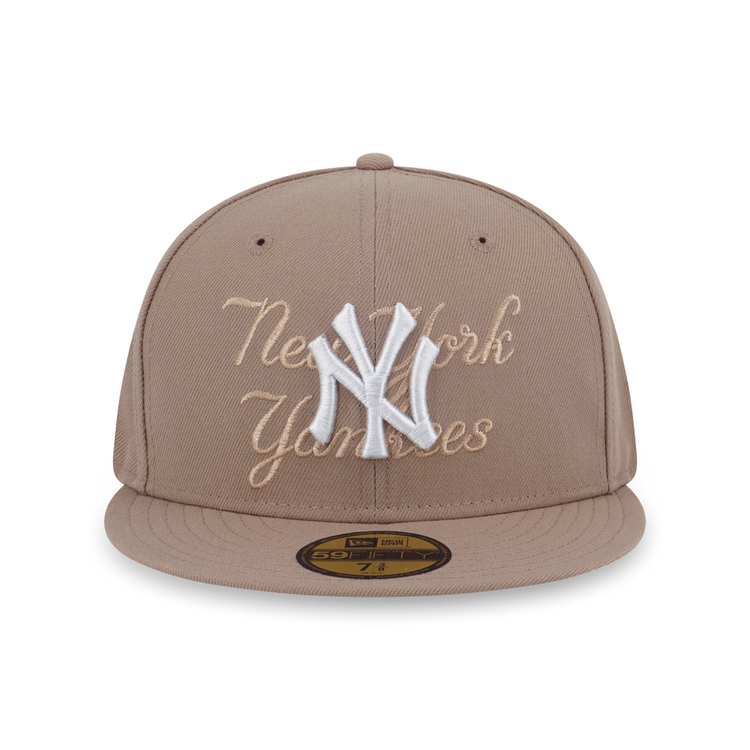 New Era หมวกรุ่น New York Yankees Tonal Script 59FIFTY Cap