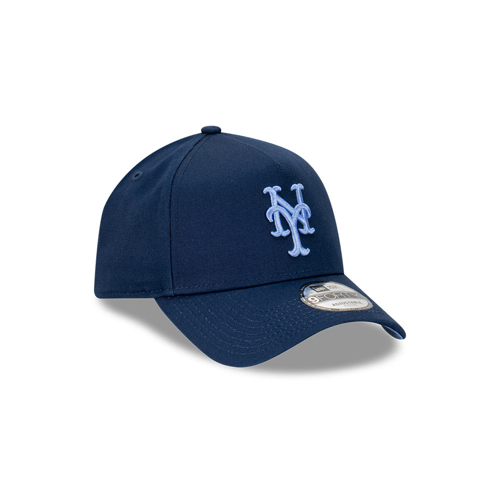 New Era หมวกรุ่น New York Mets Midnight Ice Oceanside Blue 9FORTY A-Frame Cap