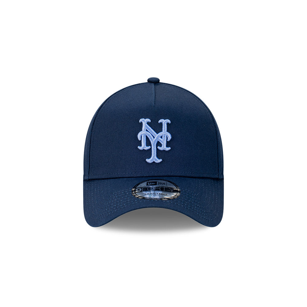 New Era หมวกรุ่น New York Mets Midnight Ice Oceanside Blue 9FORTY A-Frame Cap