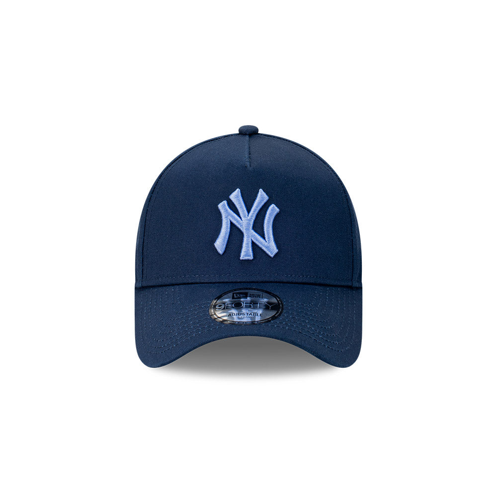 New Era หมวกรุ่น New York Yankees Midnight Ice Oceanside Blue 9FORTY A-Frame Cap