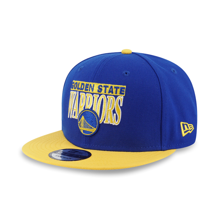 NEW ERA หมวก รุ่น GOLDEN STATE WARRIORS 2 TONE BLOCK YELLOW VISOR BLUE 9FIFTY CAP