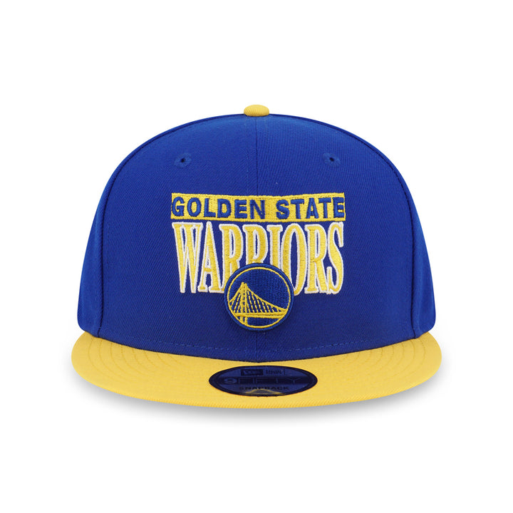 NEW ERA หมวก รุ่น GOLDEN STATE WARRIORS 2 TONE BLOCK YELLOW VISOR BLUE 9FIFTY CAP